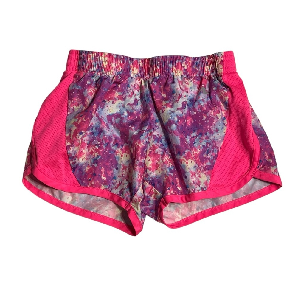 Athletic Works Kids' Pink and Purple athletic Shorts with under‎ briefs